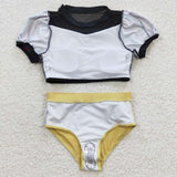 S0131 Boutique Summer Princess Cute Girl's Swimsuit