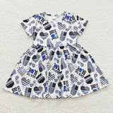 SALE GSD0321 Back The Blue Girl's Dress