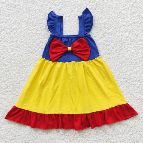 GSD0343 Princess Cute Bow Girl's Dress