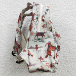 BA0059 Western Cowboy Horse riding Backpack Bag