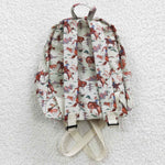 BA0059 Western Cowboy Horse riding Backpack Bag