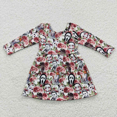 GLD0191 Cartoon Flower Girl's Dress