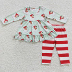 GLP0431 Christmas Santa Girl's Set