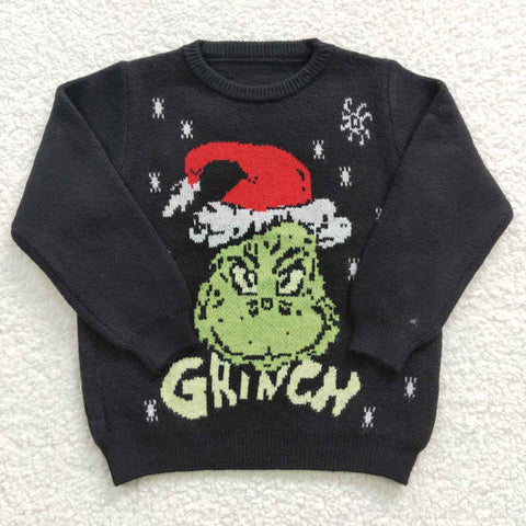 GT0188 Christmas Black Knit Sweater