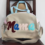 BA0065 MAMA Colorful PU Bag Leather Duffle Bag