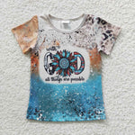 GT0195 GOD Leopard Girl Boy Shirt Top