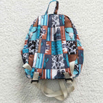 BA0077 HOWDY Cactus Cow Backpack Bag