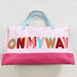 BA0064 ON MY WAY Colorful PU Bag Leather Duffle Bag