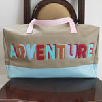 BA0063 ADVENTURE Colorful PU Bag Leather Duffle Bag