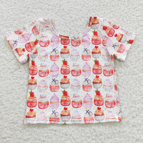 GT0204 Strawberry Cake Girl Shirt Top