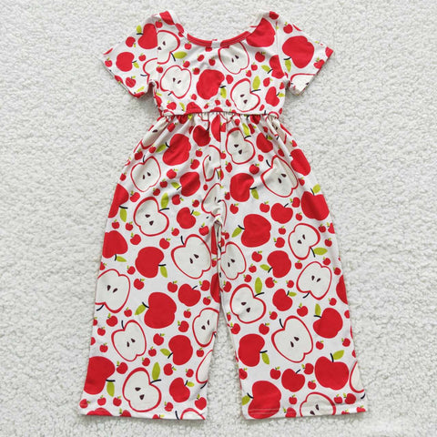 SR0393 Apple Girl's Jumpsuit