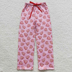 P0155 Mommy Christmas Tree Cake Pink Adult's Pants