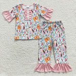 GSPO0669 ABC Girl's Pajamas set