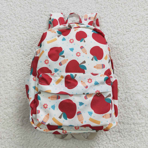BA0069 Back To School Apple Pencil Backpack Bag