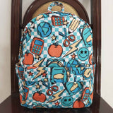 BA0071 Back To School Apple Pencil Backpack Bag