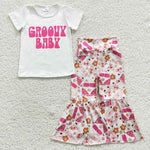 GSPO0718 GROOUY BABY Bus Flower Girl's set