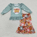 GLP0502 Stay Groovy Flower Mint Girl's set