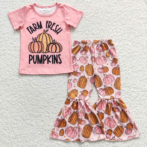 GSPO0607 Farm Fresh Pumpkins Girl's Set