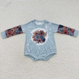 LR0389 Flower give you strength Baby Girl's Romper