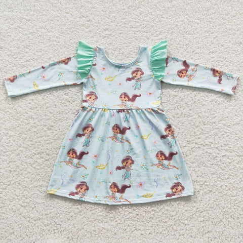 GLD0253 Princess Mint Girl's Dress