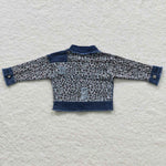 GT0203 Fashion Leopard Kids Denim Jacket