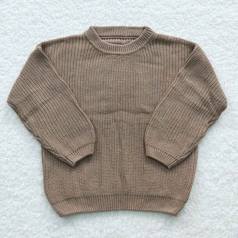 GT0229 Khaki Knit Sweater