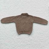 GT0229 Khaki Knit Sweater