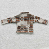 BT0279 New Children's Western Flannel Shirt Boy's Girl's Shirt Coat
