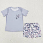 BSSO0322 Mallard Camo Boy Shorts Set