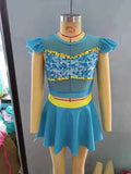 S0148 Princess Blue Cute Girl's Swimsuit