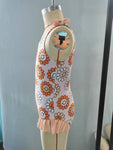 S0151 Sunflower Pink Girl's Swimsuit