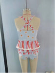 S0157 Sunflower Stripe Girl's Swimsuit