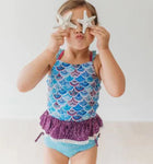 Preorder S0164 Mermaid Scales Girl's Swimsuit