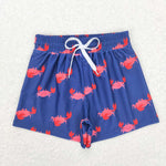 S0170 Summer Purple Red Fashion Boy's Trunks Shorts