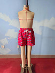 S0175 Summer Red Fish Fashion Boy's Trunks Shorts