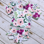 S0180 Summer Flower Girl's Swimsuit