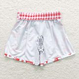 S0202 Summer Crawfish Red Boy's Shorts Swim Trunks