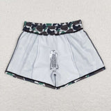 S0218 Summer Camo Green Boy's Shorts Swim Trunks