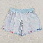 S0241 Summer Starfish Blue Boy's Shorts Swim Trunks
