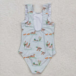 S0265 Mallard Summer Girls Swimsuit Onesie