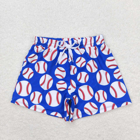 S0275 Baseball Blue Boy's Shorts