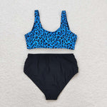 S0290 Leopard Summer Women Adult Swimsuit