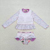 S0292 Singer Star Girls Swimsuit 2 pcs Set