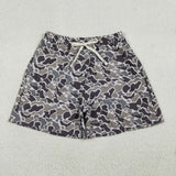 S0323 Camo Men Adult's Swim Trunks Shorts