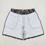 S0324 Amry Camo Men Adult's Swim Trunks Shorts