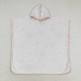 S0327 Flower Pink Baby Bathrobe