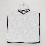 S0328 Cow Brown Baby Bathrobe