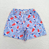 S0335 Popsicle Fireworks Adult's Swim Trunks Shorts