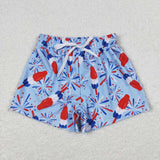 S0336 Popsicle Fireworks Boy's Shorts Swim Trunks