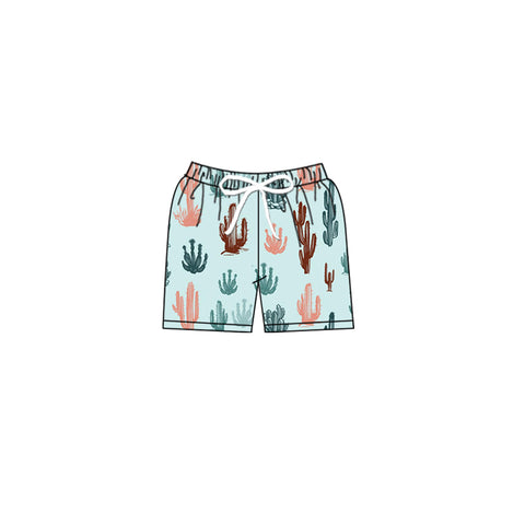 Preorder 03.17 S0345 Cactus Blue Boy's Shorts Swim Trunks